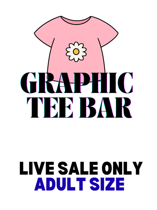 Graphic Tee Bar (Adult Size)